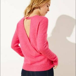 LOFT sweater pink XS